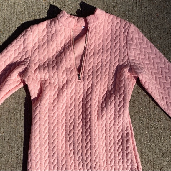 Quilted Sweatshirt Dress - Picture 7 of 8